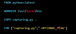 python腳本在docker上運行的方法