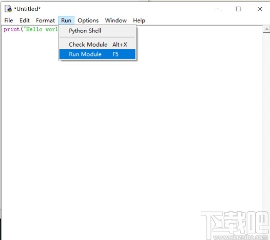 python運行代碼的操作方法