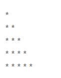 Python利用for循環(huán)打印星號三角形的案例