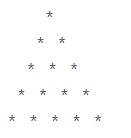 Python利用for循環(huán)打印星號三角形的案例