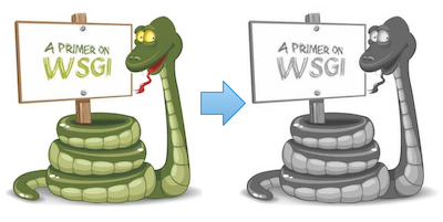 Python PIL庫圖片灰化處理