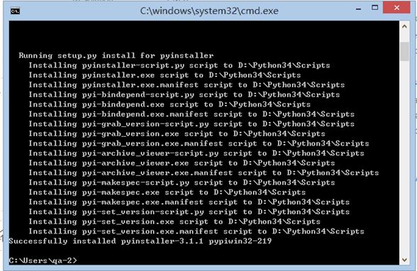 Python腳本導出為exe程序的方法