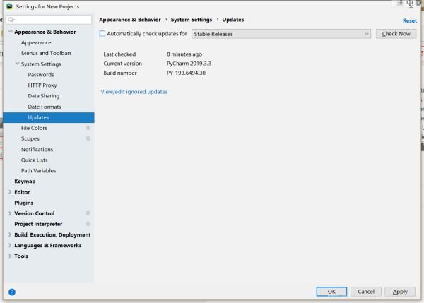 python 安裝教程之Pycharm安裝及配置字體主題,換行,自動更新