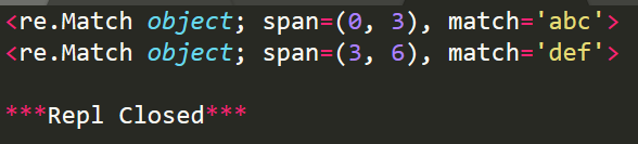 Python常用的正則表達式處理函數詳解