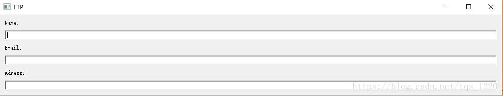 python GUI庫圖形界面開發之PyQt5表單布局控件QFormLayout詳細使用方法與實例