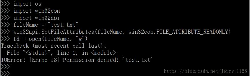 Python實現在Windows平臺修改文件屬性