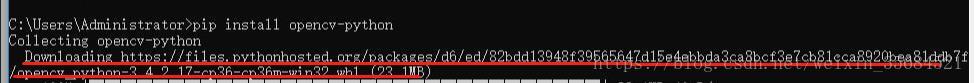 Window系統下Python如何安裝OpenCV庫