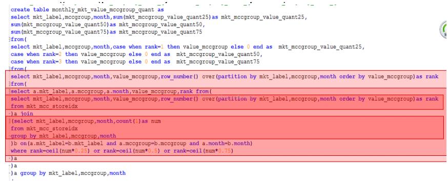 python多維數組分位數的求取方式
