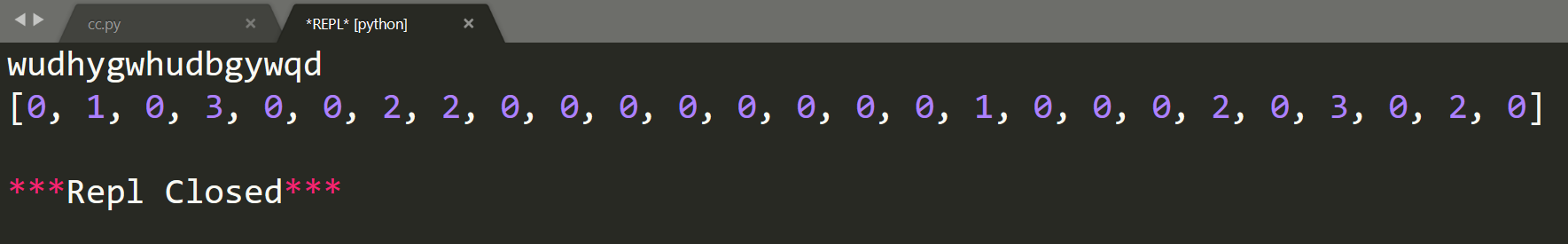 python統(tǒng)計(jì)字符串中字母出現(xiàn)次數(shù)代碼實(shí)例