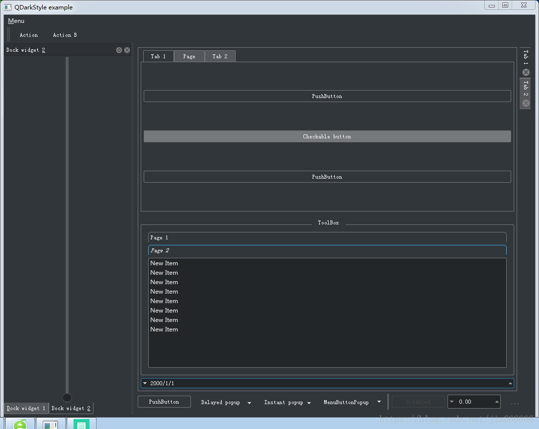 Python GUI庫PyQt5樣式QSS子控件介紹