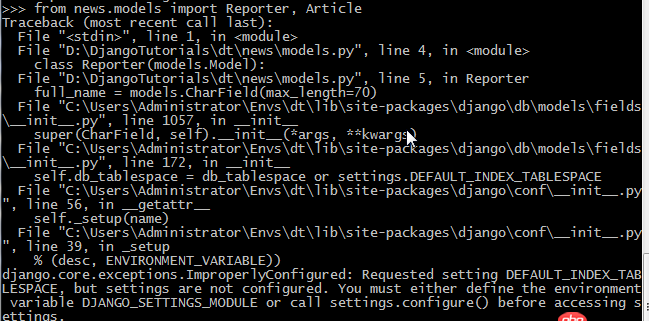 python - Django的新手教程Django at a glance學(xué)習(xí)報錯