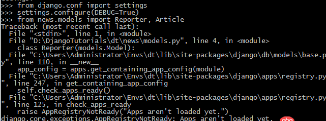 python - Django的新手教程Django at a glance學(xué)習(xí)報錯