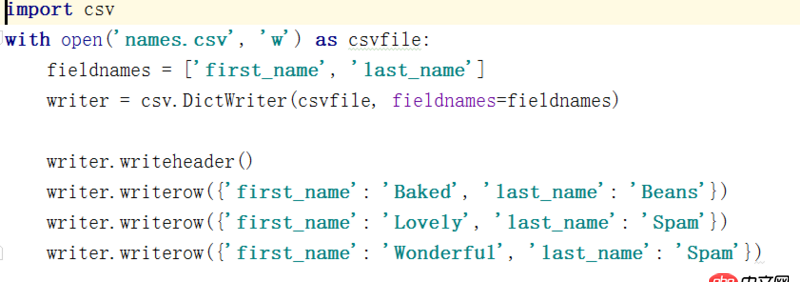 Python3的CSV模塊怎樣可以把數據存儲到WPS中