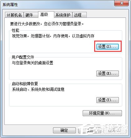 Win7系統如何把虛擬內存設置在其它盤符？