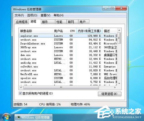 Win7任務管理器pid怎么顯示出來？