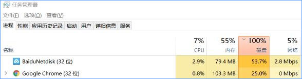 Win10系統(tǒng)下baidunetdisk進(jìn)程占用磁盤100%怎么解決？
