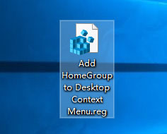 Win10桌面右鍵菜單如何添加家庭組？