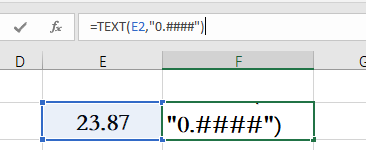 Excel用TEXT函數設置小數點后的位數方法介紹