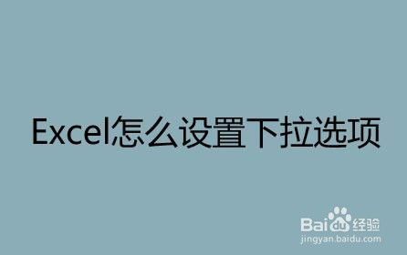 Excel在哪添加下拉選項