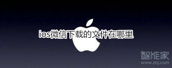 ios微信下載的文件在什么地方
