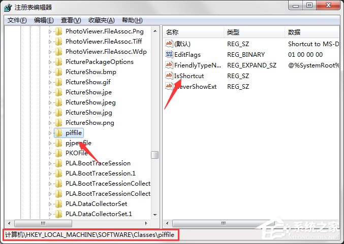 如何去掉Win7系統快捷方式圖標小箭頭？