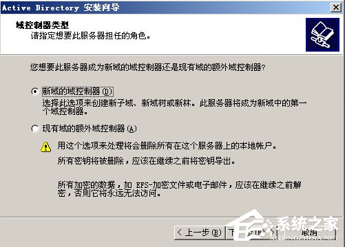 Win2003系統(tǒng)AD域控制器安裝配置方法