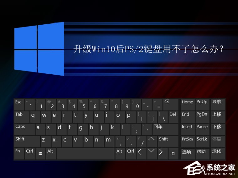 升級Win10后PS/2鍵盤用不了怎么辦？