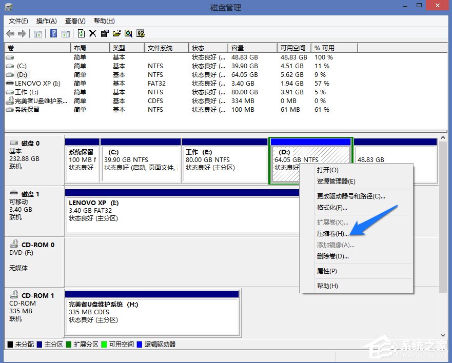 Win8系統怎么進行磁盤管理？
