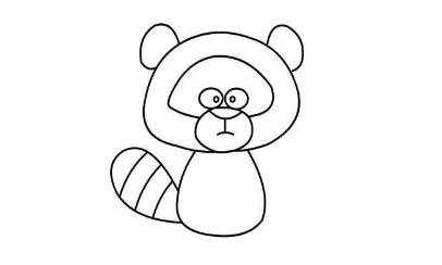 qq畫圖紅包浣熊怎么畫？QQ紅包浣熊畫法分享