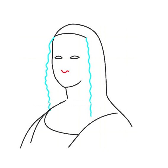 qq畫圖紅包蒙娜麗莎怎么畫？QQ紅包蒙娜麗莎畫法分享