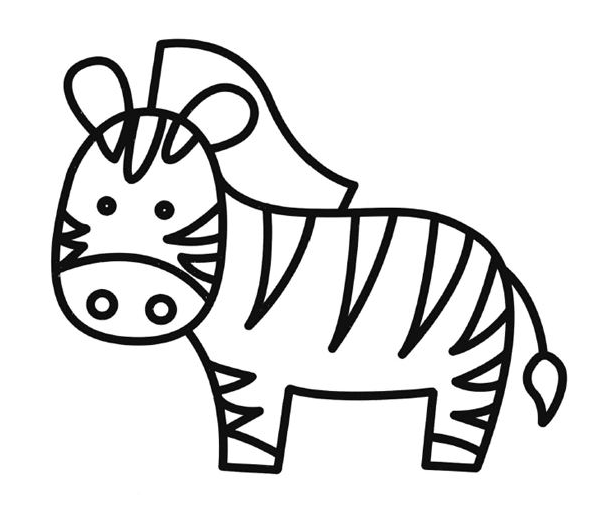 qq畫圖紅包斑馬怎么畫？QQ畫圖紅包斑馬畫法分享