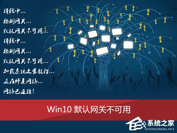 Win10網(wǎng)絡(luò)診斷后提示“默認(rèn)網(wǎng)關(guān)不可用”的問(wèn)題怎么解決？