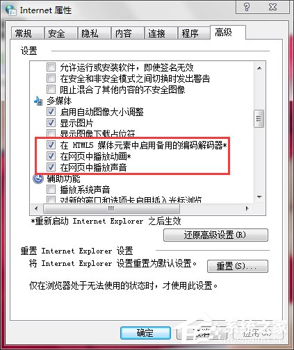 Win7網頁中的視頻不能播放怎么解決？