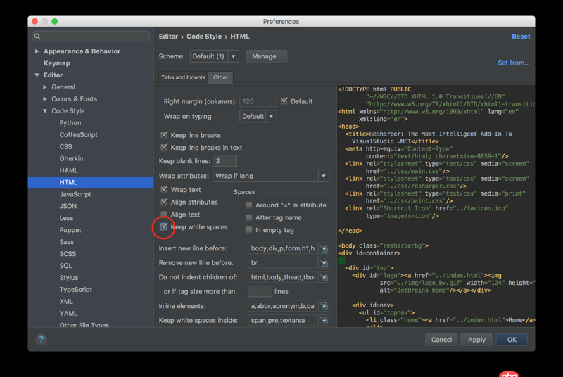 python - pycharm 自動刪除行尾空格