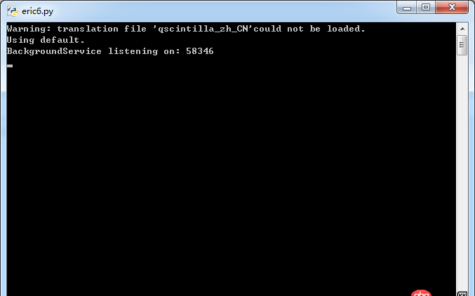 python - 啟動Eric6時報錯：’qscintilla_zh_CN’ could not be loaded