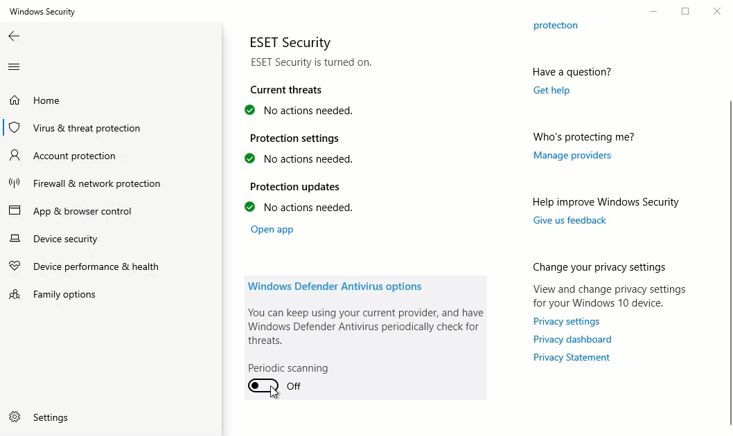 Win10電腦怎么開啟防止篡改功能？