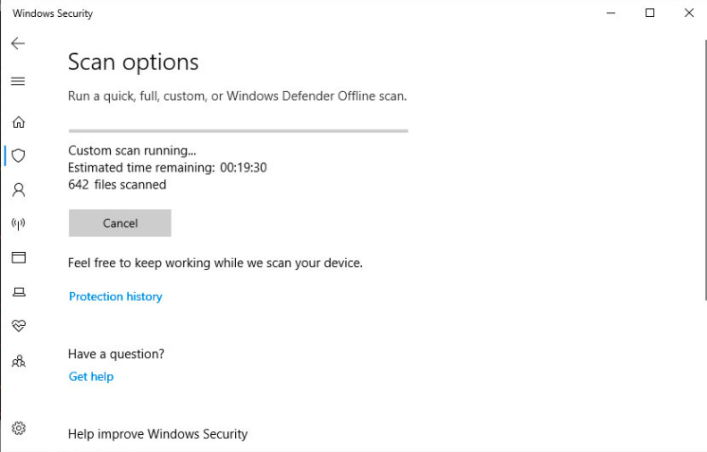 怎么用Windows Defender掃描文件夾中的惡意軟件？