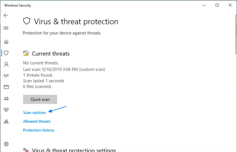 怎么用Windows Defender掃描文件夾中的惡意軟件？