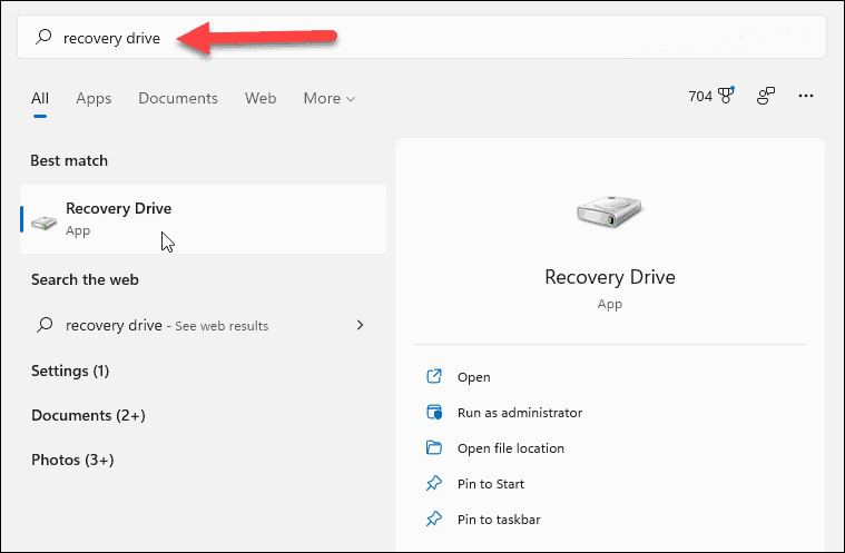 如何創(chuàng)建Windows11 USB恢復(fù)驅(qū)動(dòng)器？Windows11 USB恢復(fù)驅(qū)動(dòng)器創(chuàng)建教程(附詳細(xì)步驟)