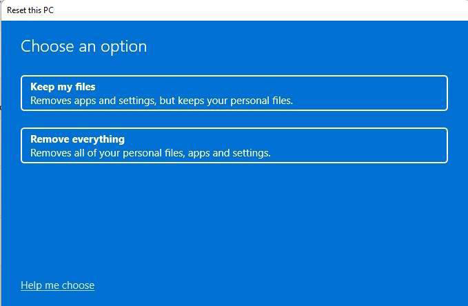 Win11怎么恢復出廠設置 Win11系統恢復出廠設置詳細教程