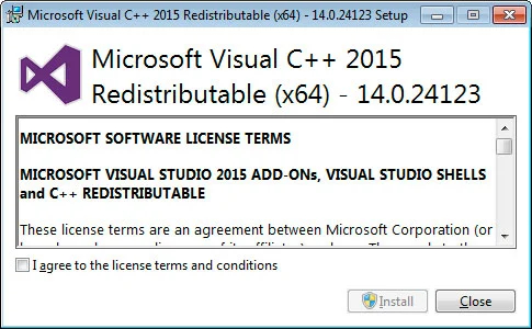 Win10電腦運(yùn)行程序缺少M(fèi)icrosoft Visual C++ 2015 Runtime怎么辦？