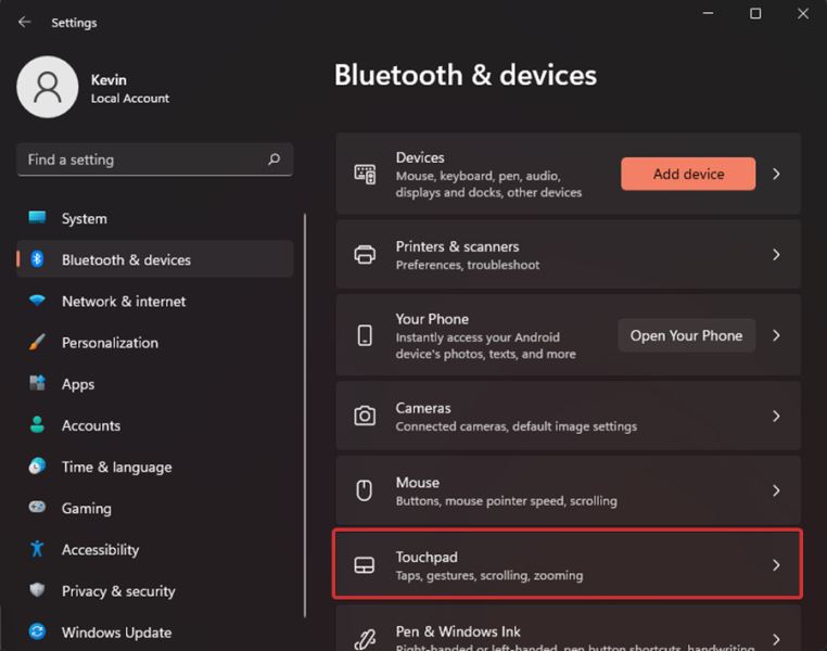 Win11中觸摸板不工作怎么辦？Win11中觸摸板不工作修復方法