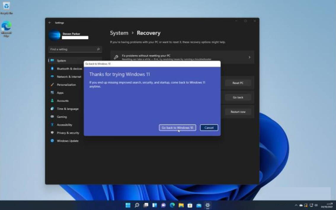 Win11怎么退回Win10 會(huì)清除數(shù)據(jù)嗎