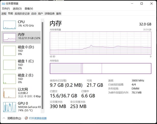 Win11需要多少內存 Win11占用內存比Win10少嗎