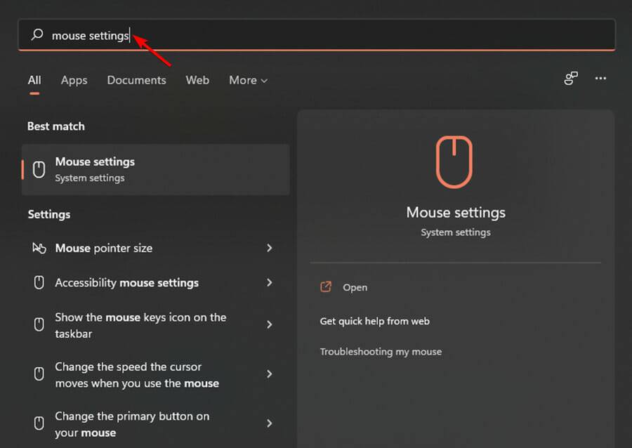 如何在Windows 11中將光標更改為暗模式？