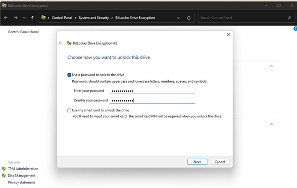 Win11如何快速加密硬盤？教你Win11上快速加密硬盤的方法