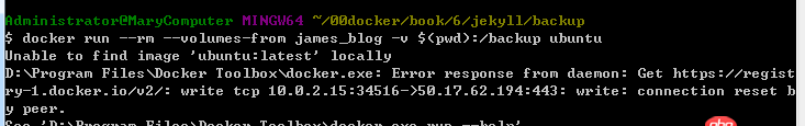 windows-7 - win7運(yùn)行docker命令報(bào)錯(cuò)connection reset by peer