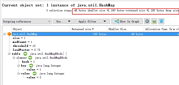 java boolean占用內存大小說明