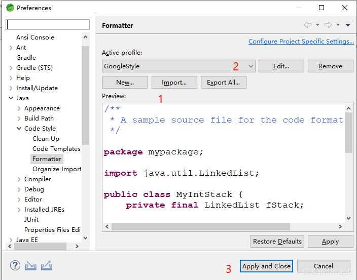 Java黑科技之通過Google Java Style 文件配置IDEA和Ecplise代碼風格