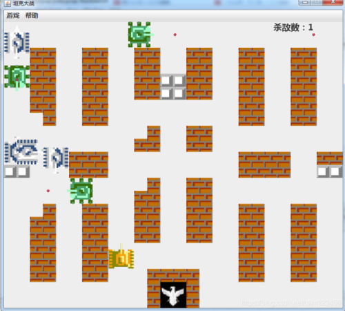 Java Swing實現坦克大戰(zhàn)游戲